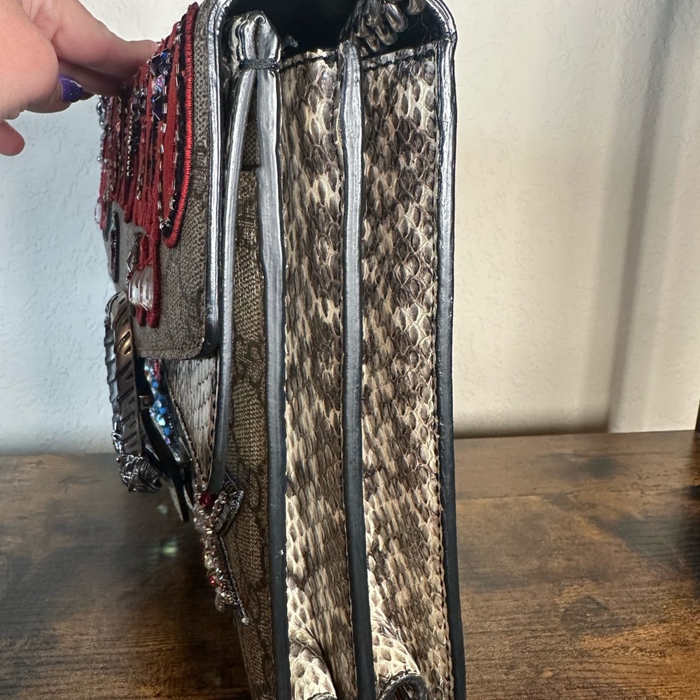 Rare Authentic Gucci Dionysus Python Embroidered … - image 4